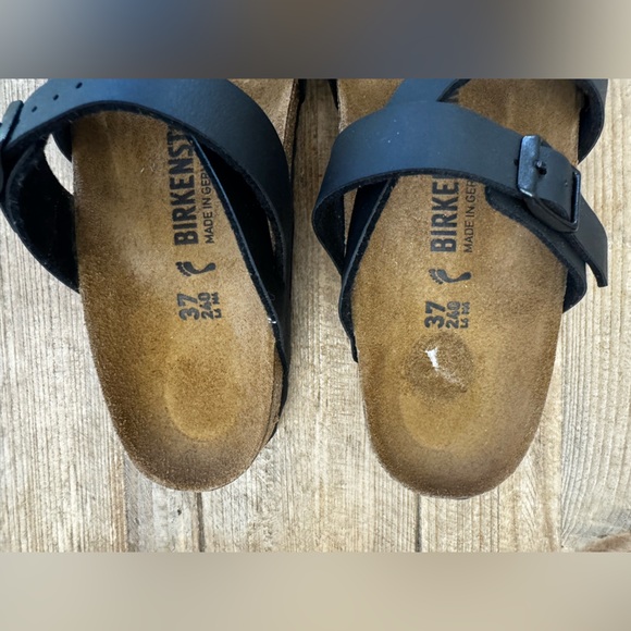 New Birkenstock Salina Birko-flor Black- Women's Size EU 37 US 6 $140 - Picture 7 of 9